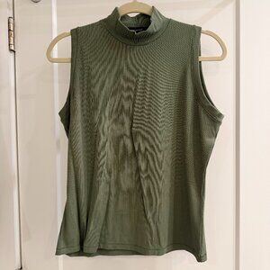 Banana Republic - Green Mock Neck Sweater - Green